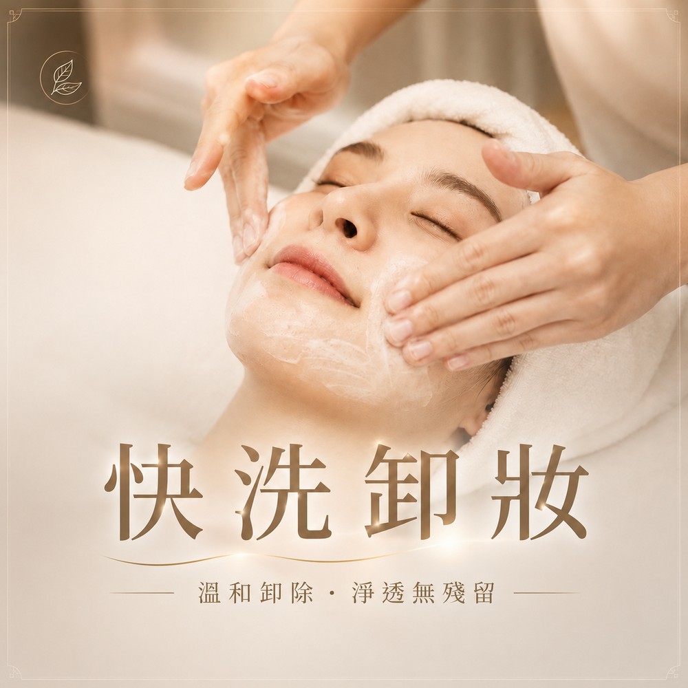 快洗卸妝